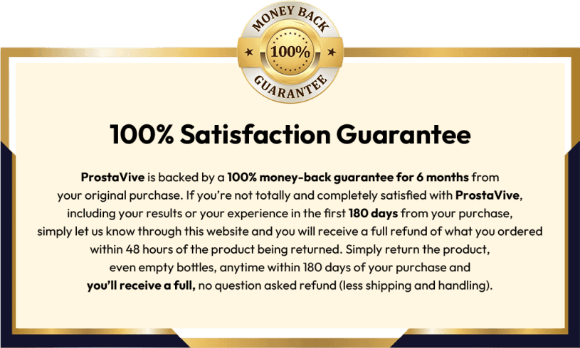 ProstaVive_180_Days_Money_Back_Guarantee